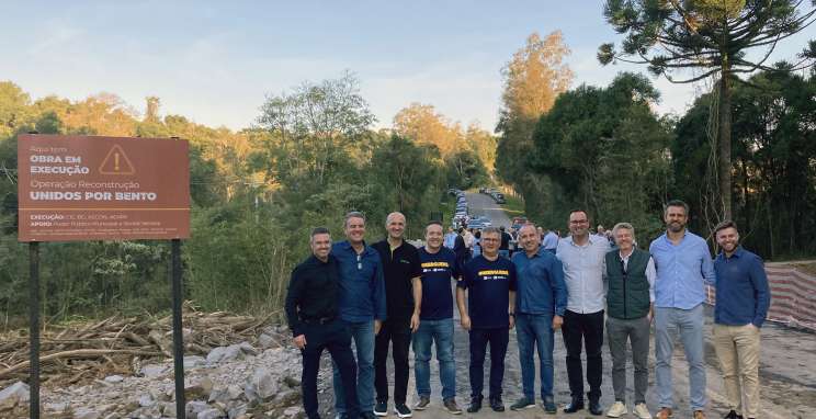 Unidos por Bento inaugura obra de restauração da RS 444