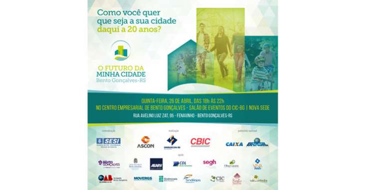 EVENTO “O FUTURO DA MINHA CIDADE” É NA PRÓXIMA QUINTA-FEIRA