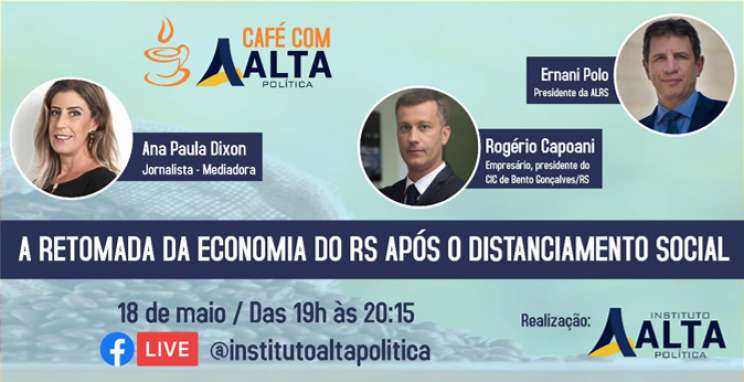 Presidente do CIC-BG participa de debate sobre retomada econômica