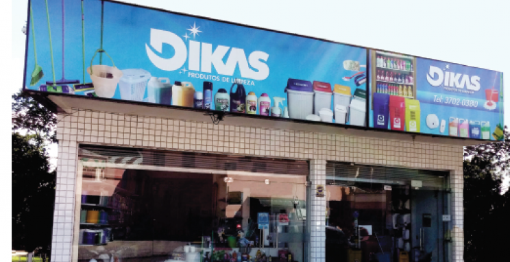 Dikas Distribuidora de  Produtos de Limpeza oferece mix variado aos clientes