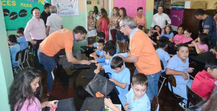 CIC-BG e ExpoBento acompanham entrega de doações do projeto Padrinhos na Escola