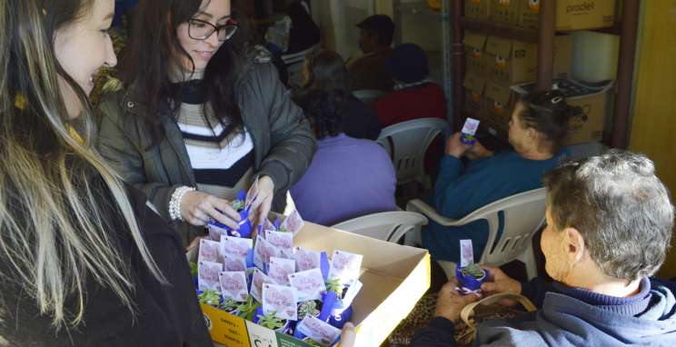Ação solidária proporciona momentos de reflexão na AAPECAN