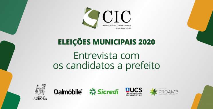 CIC-BG divulga entrevistas com candidatos a prefeito de Bento Gonçalves