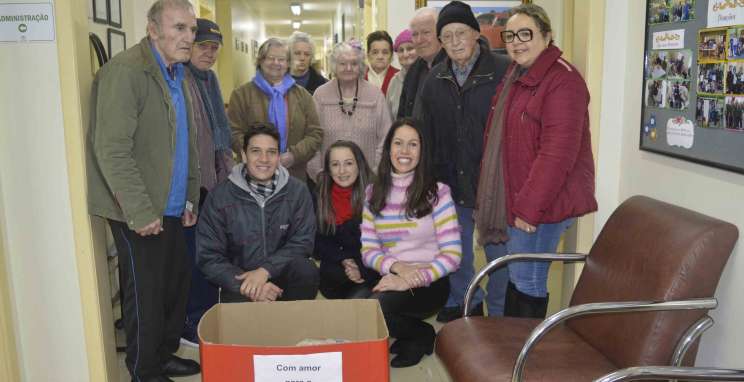 Agosto inicia com ações solidárias em instituições de Bento Gonçalves