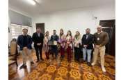 Comitiva de ExpoBento e Fenavinho entrega convites oficiais a autoridades políticas em Porto Alegre