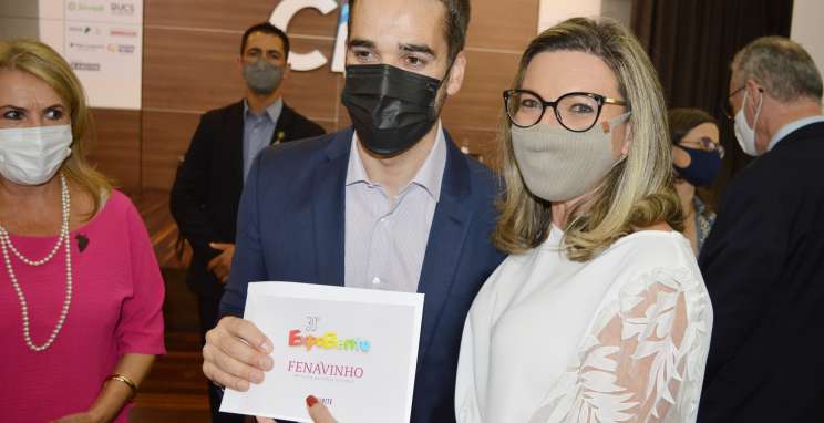 Presidente do CIC-BG convida governador para a 30ª ExpoBento e 17ª Fenavinho   