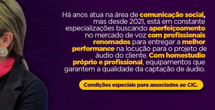 Andréia Lara é a voz dos grandes eventos na Serra Gaúcha