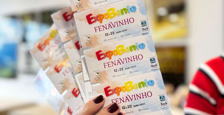 Ingressos antecipados para ExpoBento e Fenavinho têm valor promocional