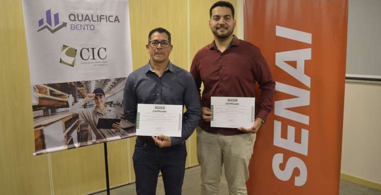 Qualifica Bento conclui curso de 'Mantenedor de Sistemas Eletroeletrônicos de Máquinas e Equipamentos'