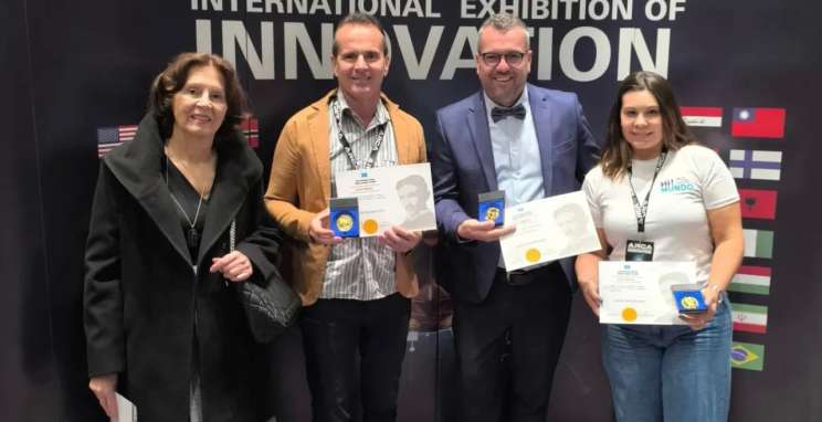 Startup incubada no Inova Bento conquista medalha de ouro em competição na Croácia