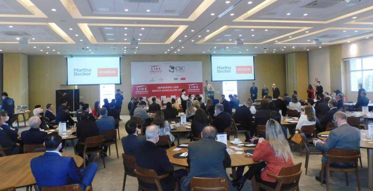 Seminário LIDE RS em parceria com o CIC-BG